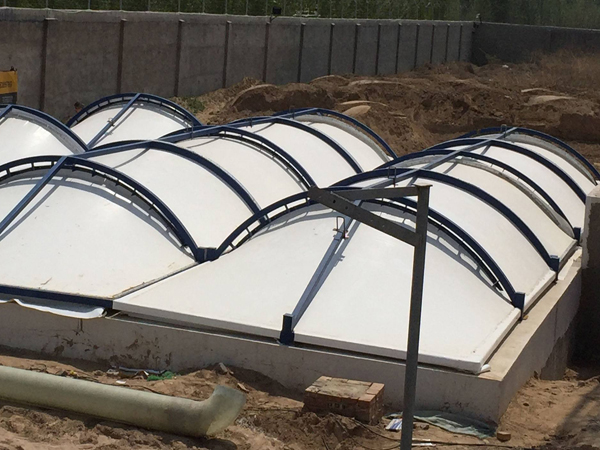 污水池張拉膜結構除臭解析