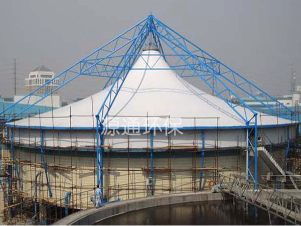 污水池反吊膜加蓋